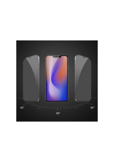 Ally Apple Uyumlu iPhone 1212 Pro 6.1 3d Full Privacy Gizlilik Cam Ekran Koruyucu Anti-spy- 5775 - Hs08375988-4 Siyah Siyah