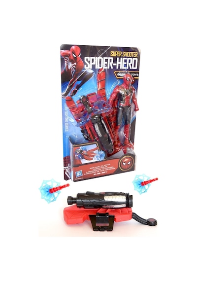 Spiderman Örümcek Adam Ok Atan Ağ Fırlatan Eldiven Ve Maske Set
