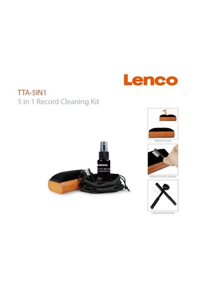 Lenco 5'I 1 Arada Plak Temizleme Kiti Tta-5In1 5 In 1 Record Clea