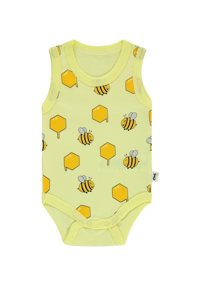 Civil Baby Bebek Çıtçıtlı Badi 1-18 Ay Limon 14d20230123s1-1 Limon Sarısı