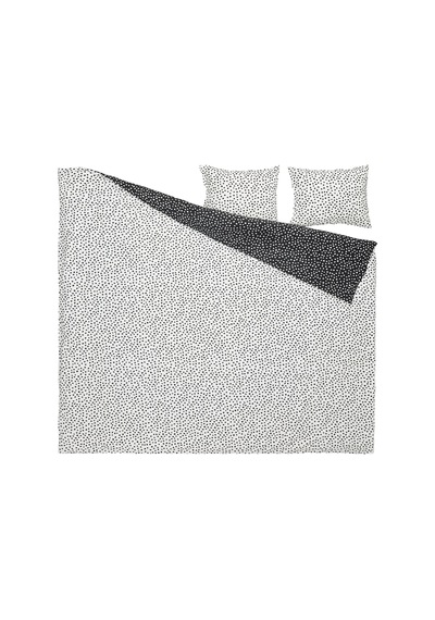 Ikea Björkgramal Çift Kişilik Nevresim Takımı 220 X 240 Cm Beyaz - Siyah