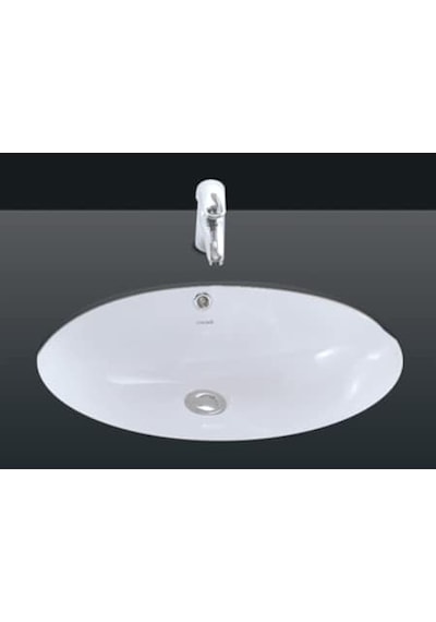 Creavit Tp216 Tezgah Altı Oval Lavabo 37 x 51 CM Beyaz