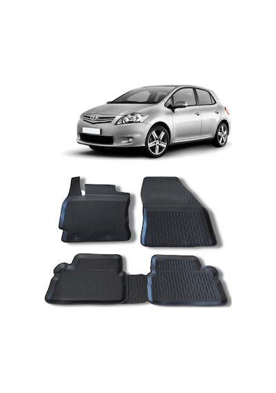 Toyota Uyumlu Auris Paspas 2007 - 2012 Arası 3D Havuzlu Wöller Paspas