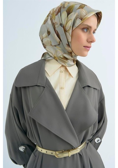 Armine İpek Eşarp 2026 Yaz - 9524-31 Mint Yeşili Sura