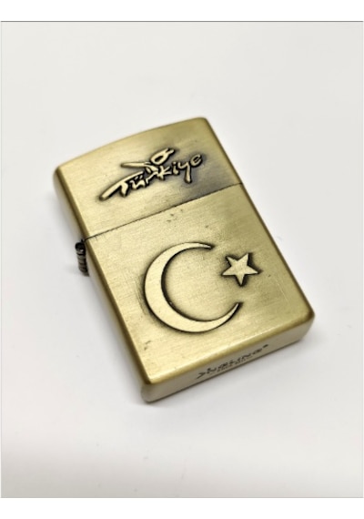 Tesbih Sakarya Türk Bayrak'lı - Benzin'li Zippo Tarzı Çakmak