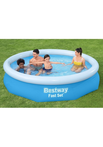 Bestway 57458 Fast Set Çember Şişme Havuz Seti 3.05 M X 66 Cm Mavi