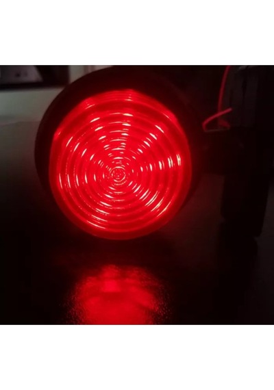 Ahmet Otomotiv 2 Adet Horpol Tipi Füme Camlı Büyük Boy Maxı Takoz Led Lamba Sarı-kırmızı