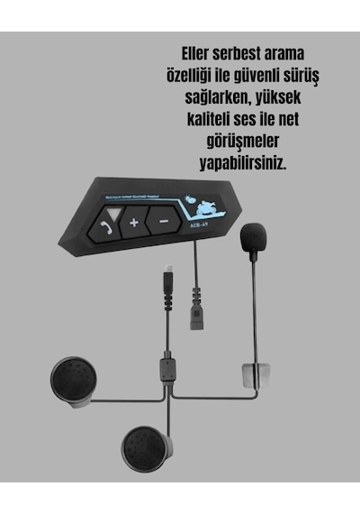 Bluetooth 5.0 Edr Kask Kulaklık Yüksek Ses Kalitesi Ve Gürültü Önleme 23110680