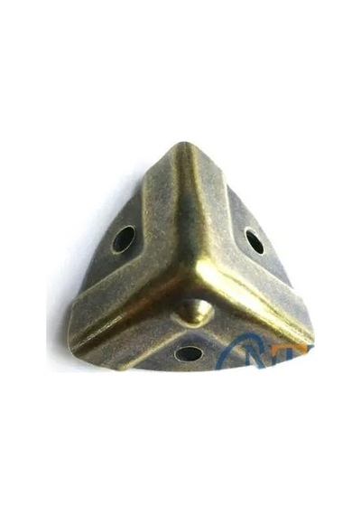 Dekoratif, Kutu, Sandık Köşesi - 35x22 Mm, Küçük, Antik, 1 Adet Belirtilmemis