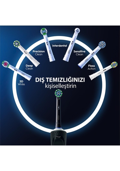 Oral-b D103 Vitality Pro Clean + Kids Şarjlı Diş Fırçası 2'li Avantaj Paketi