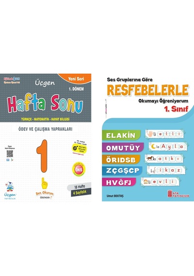 1.sınıf Hazırlık Hafta Sonu 1.dönem Konuları + Resfebelerle Okumayı Öğreniyorum