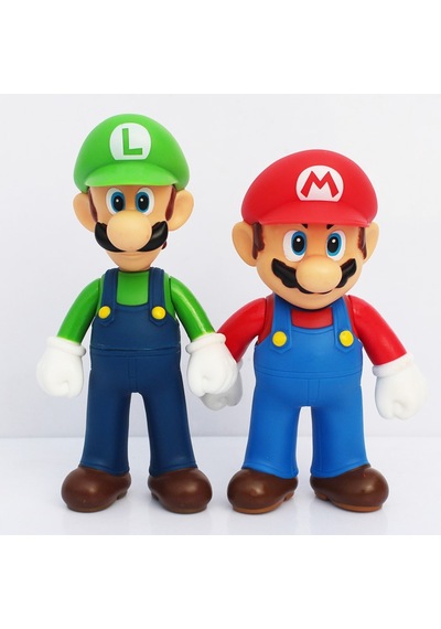 Super Marıo Nintendo Süper Mario Luigi Yoshi 14Cm 3Lü Figür Set