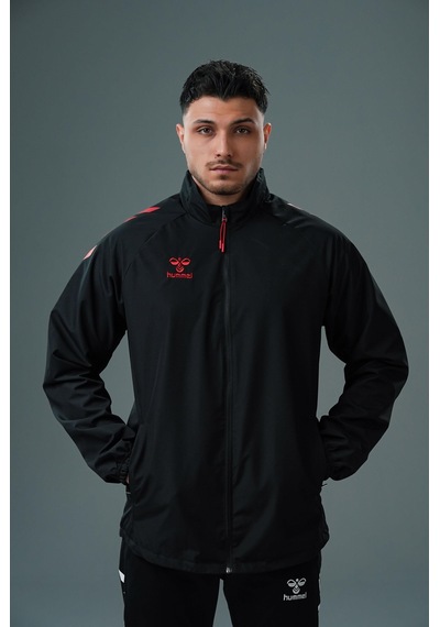 Hummel Line Yağmurluk Siyah-kırmızı