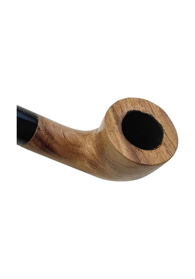 Falconetti 9 Mm. Kahverengi Sandalwood Eğimli Sap Ahşap Pipo Rd38