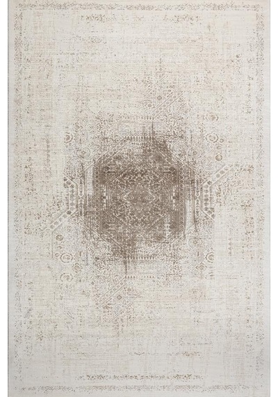 Sanat Halı Mira 3573 Klasik Eskitme Desenli Makine Halısı