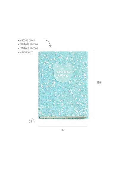 Mr Defter-b2f Parlak Defter Mavi Noktalı