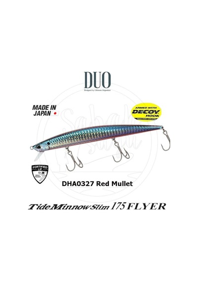 Duo Tide Minnow Slim 175 Flyer Dha0327 Red Mullet