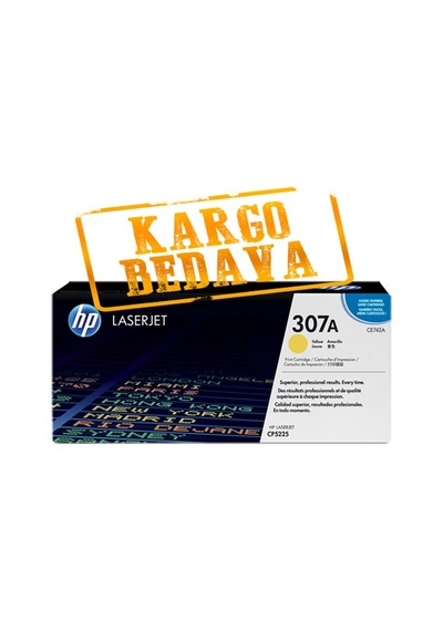 Hp 307A-Ce742A Sarı Toner ( 7.300 Sayfa )