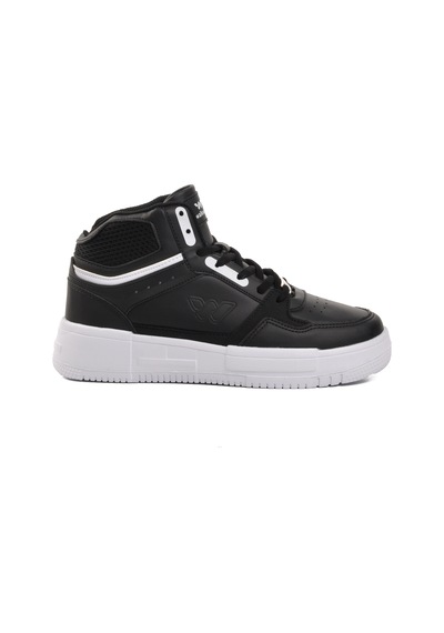 Walkway Berry Hi Siyah-beyaz Bağcıklı Unisex Hi Sneaker 001