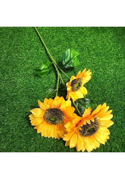 Yapay Çiçek Ayçiçeği Sarı Sunflower Dekoratif Çiçek 90Cm Dev Ay Ç Yapay Çiçek Ayçiçeği Sarı Sunflower Dekoratif Çiçek 90Cm Dev Ay Ç