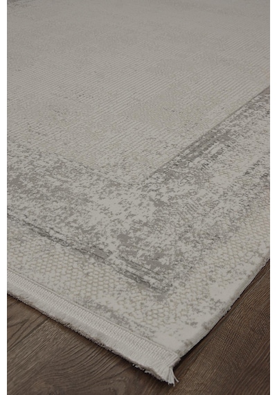 Kashe Halı Harmony 6033 Gri Salon Halısı Oturma Odası Halısı Koridor Halısı Mutfak Halısı Modern Makine Halısı Gri 2