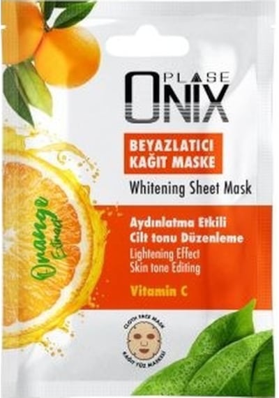 Morfose Onıx Beyazlatıcı Kağıt Yüz Maskesi 20 Ml Orange