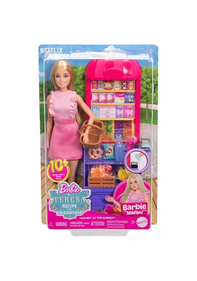 Jct05 Malibu Market Barbie Ve Oyun Seti Barbie And Teresa Recipe For Friendship