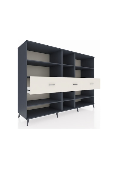 Kronos Dolap 9 Raflı 3 Çekmeceli 220x59x163 Antrasit-antrasit/ay Antrasit-antrasit/aytaşı Kronos Dolap 9 Raflı 3 Çekmeceli 220x59x163 Antrasit-antrasit/ay Antrasit-antrasit/aytaşı