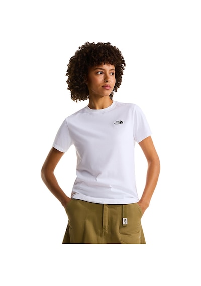The North Face W Evolution Simple Dome Slim Ss Kadın T-shirt Beyaz