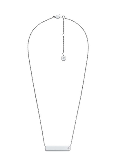 Fossil Jf04927-040 Kadın Kolye Metalik Gri