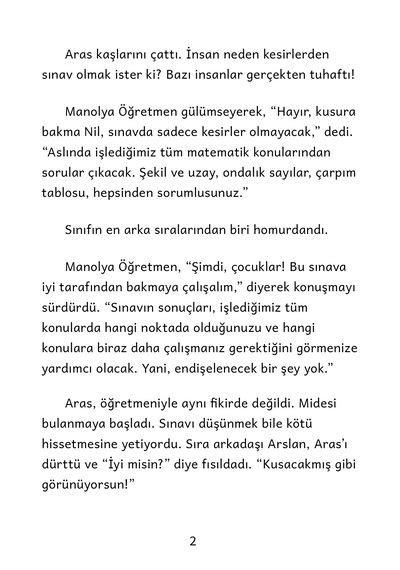 Sınavla Baş Etmenin Yolları Resimli Çocuk Kitabı / 9 Yaş +