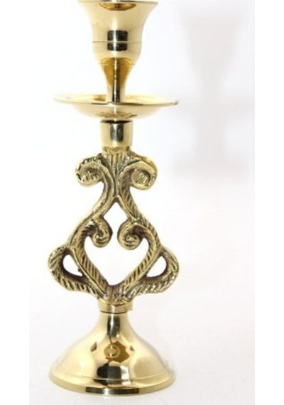Tekli Pirinç Şamdan Model 5
