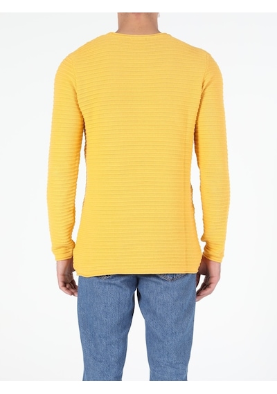 Colin's Slim Fit Safran Erkek Kazak CL1052362_Q1.V1_YLS