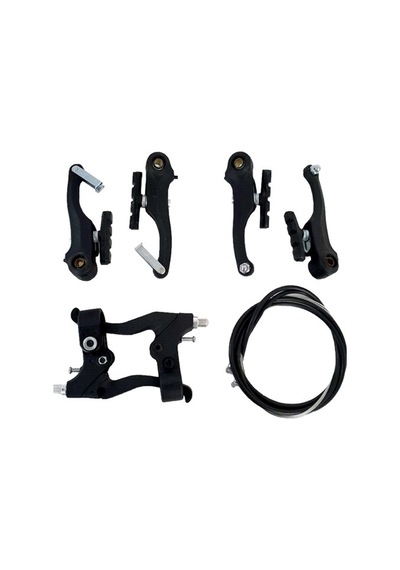 V-brake Fren Takımı Full Set Plastik Siyah