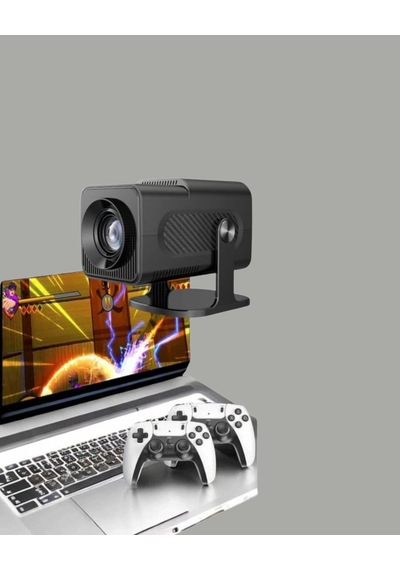 450 Ansı Lümen 4k Destekli Kompakt Ev Projektörü