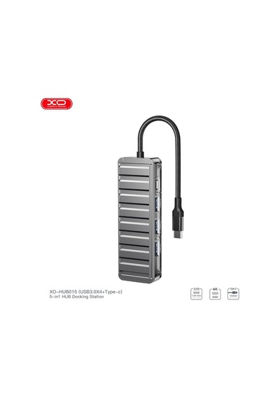 Delux Serisi Bağlantı Elektronik Cihaz Type-c 4 Portlu Usb 3.0 Veri Aktarıcı Çoklayıcı Hub