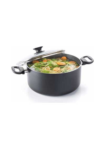 Greenpan Cambrıdge Seramik Derin Tencere 24 Cm Siyah