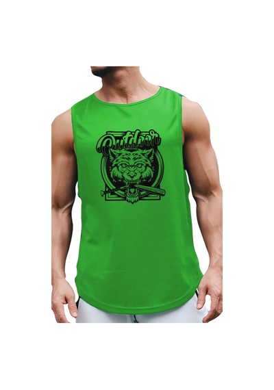 Bluu Outdoorwild Kolsuz Sporcu T-shirt Tank Top Spor Atlet