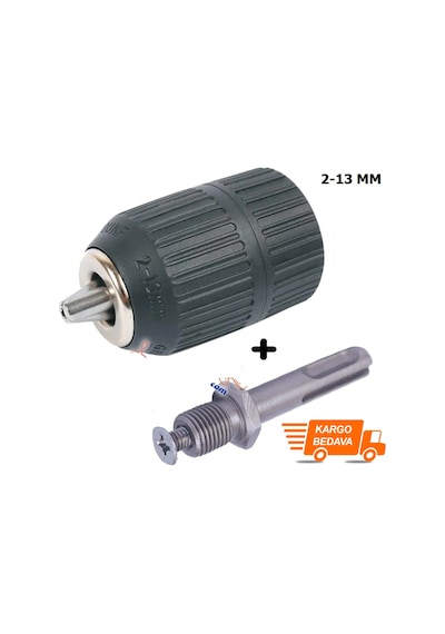 Mandren Mandrel Otomatik Anahtarsız Aparat Dahil 2-13 MM