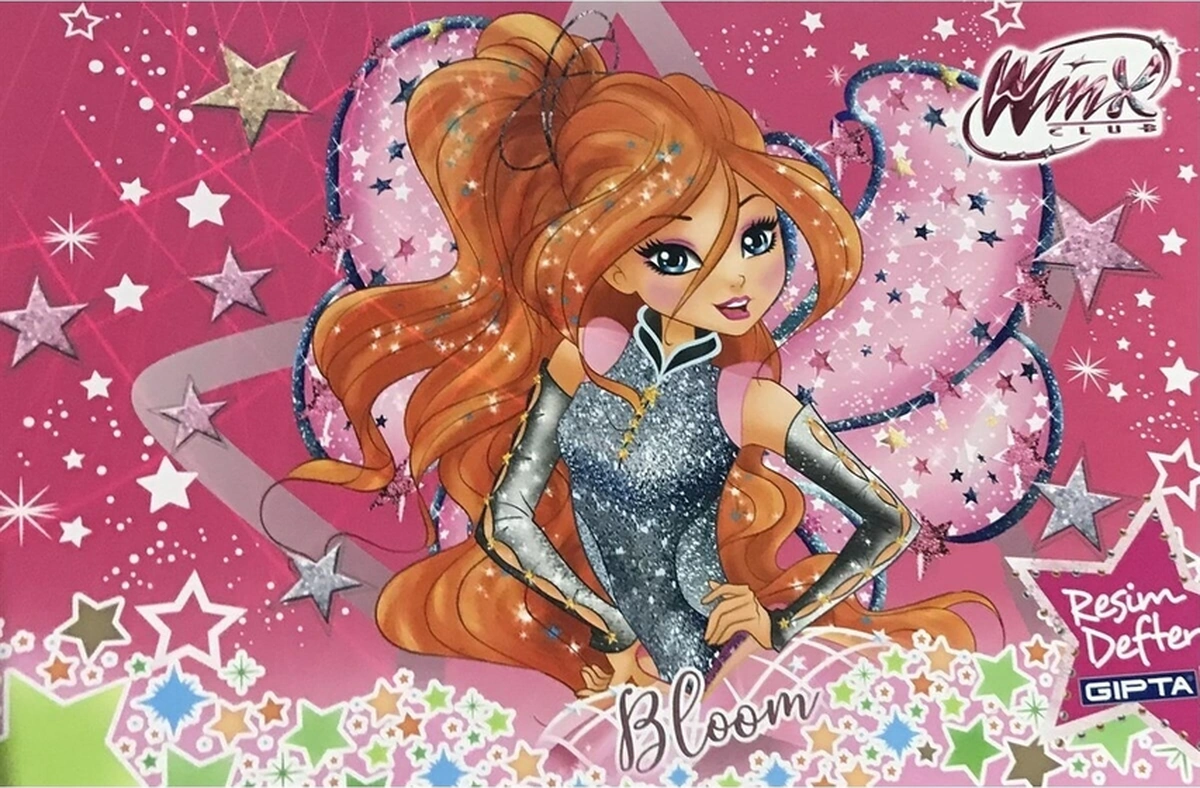 Winx Resim Defteri Spiralli 25x35 15 Yaprak 4829