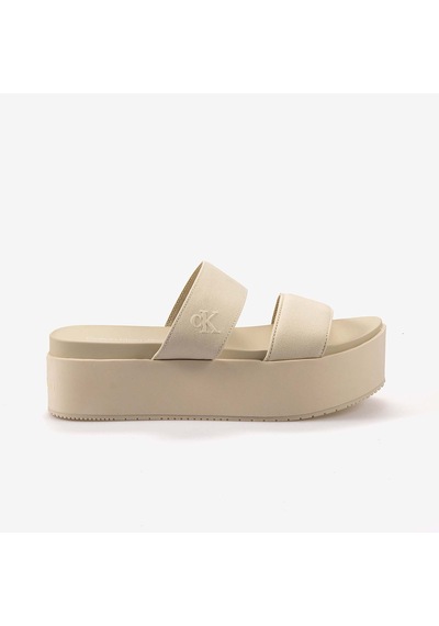 Calvin Klein Kadın Dolgu Taban Terlik Yw0yw01789 Bej
