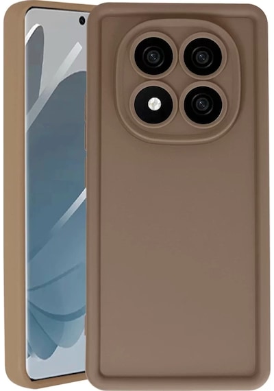 Newface Xiaomi Redmi Note 14 Pro 5g Kılıf Viera Silikon - Kahverengi