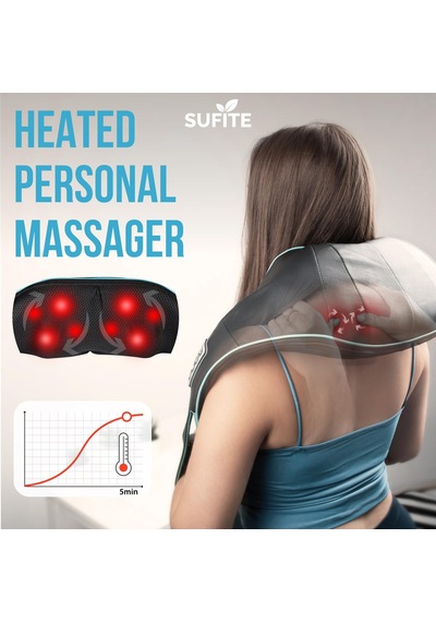 Sufıte Shiatsu Masajı Boyun - Isıtmalı Boyun Masajı, 3 Hız, Otomatik Geri Dönüş Diğer