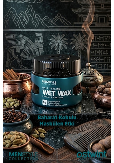 Ostwint Profesyonel Saç Şekillendirici Wet Wax No04 150 ML