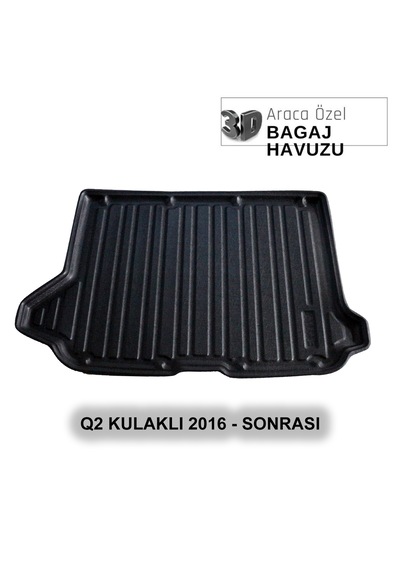 Audı Q2 Kulaklı 2016 + Araca Özel 3d Bagaj Havuzu