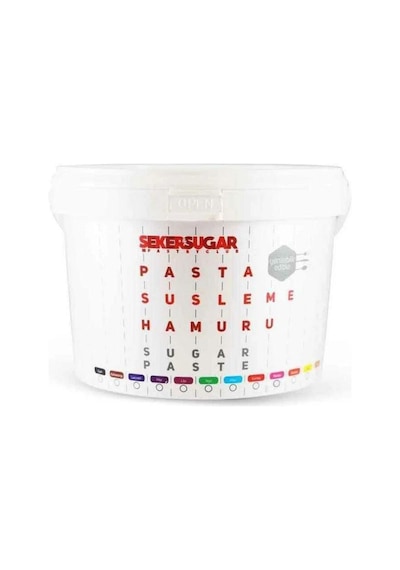 Şeker&sugar Şeker Hamuru Siyah Renk 2,5 Kg