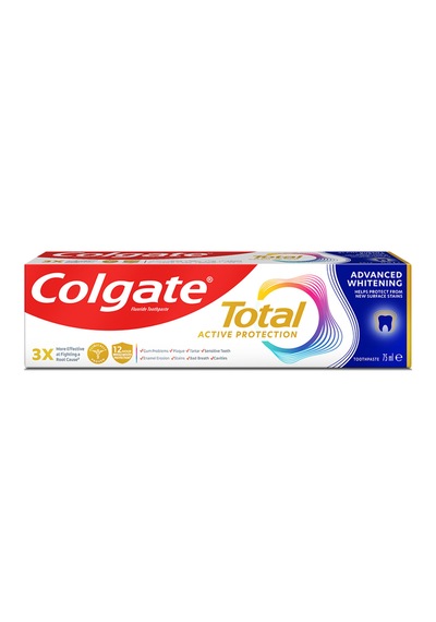 Colgate Total Gelişmiş Beyazlik Diş Macunu 75 Ml 4 Adet 15942281