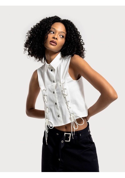 LOFT Loose Fit Kadın Gömlek K.kol Lf2035111 Q1.v1 Beyaz