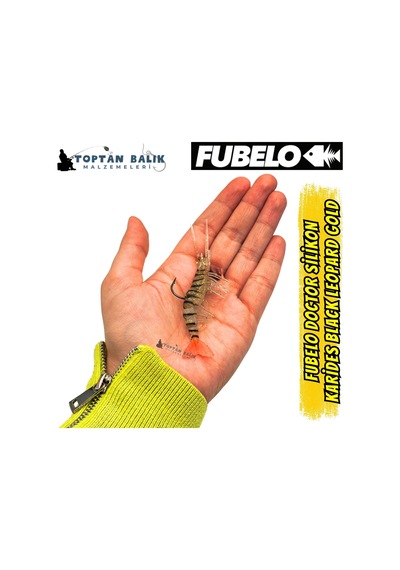 Fubelo Doctor Karides Yapay Maket Yem - Black Leopard Gold 75 Mm