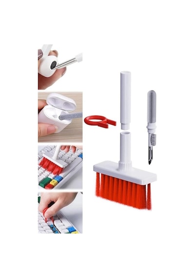 Mcg Mcg Çok Amaçlı Kırmızı Hassas Fırça Başlıklı Bilgisayar Laptop Temizleme Fırçası